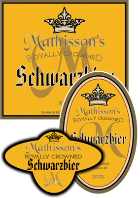 Crown Beer Labels