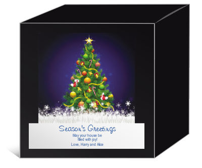 Decorated Christmas Tree Christmas Gift Boxes