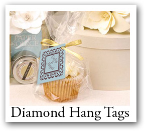 diamond hang tags, Rhombus tags