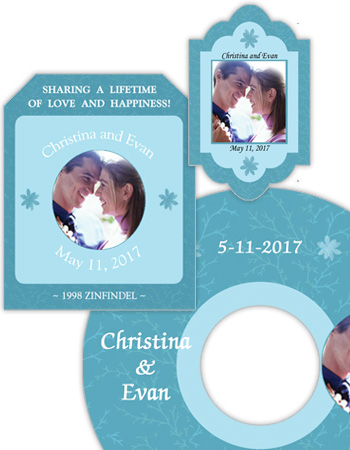 Empire Wedding Labels