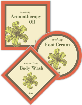 Energize Bath & Body Labels