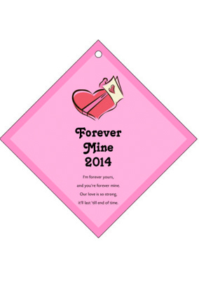 Forever Mine Valentine Day Hang Tags