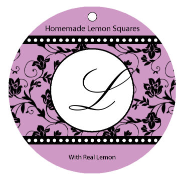 Floral Pearls Food and Craft Hang Tags