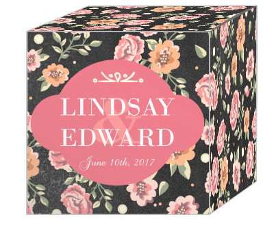 Floral Chalkboard Favor Boxes