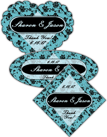 Floral Wedding Labels