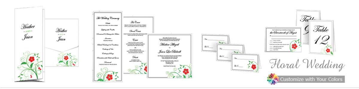 Floral Wedding Invitations