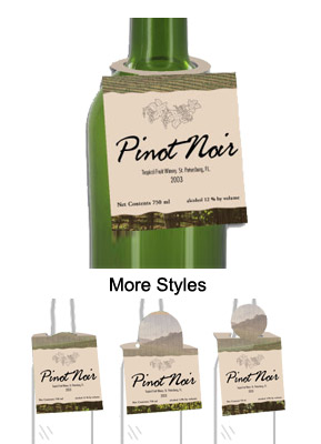 Florida Wine Bottle Tags