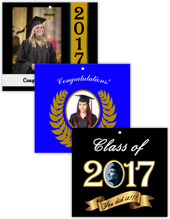 Horizontal Rectangle Graduation Hang Tag