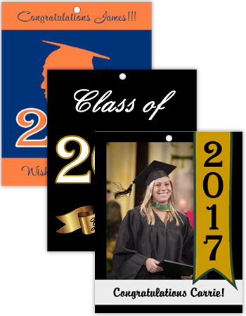 Vertical Rectangle Graduation Hang Tag