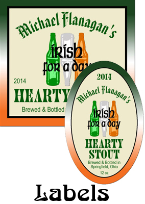 Green Ale Labels