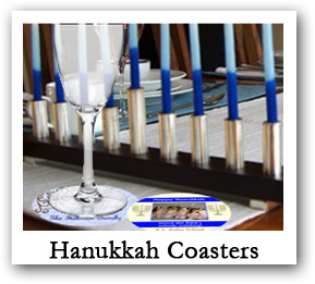 Hanukkah Coasters