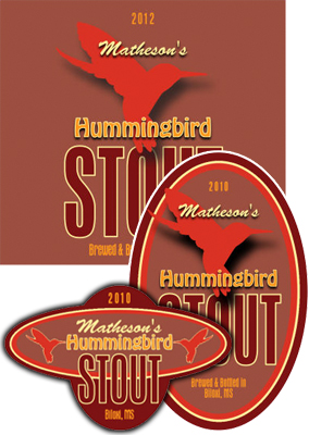 Humming Bird Beer Labels