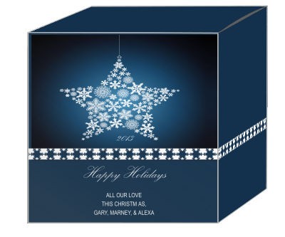 Large Star Christmas Gift Boxes