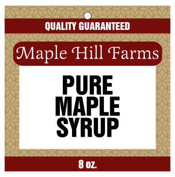 Original Country Maple Syrup Hang Tags