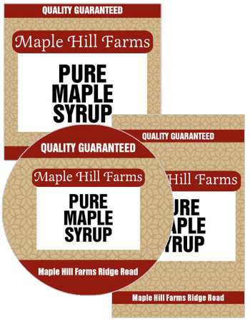 Maple Syrup Labels