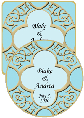 Medici Wedding Coasters