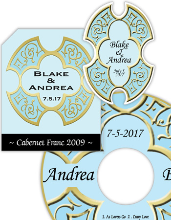 Medici Wedding Labels