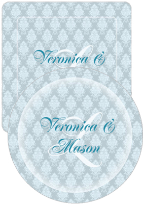 Monograms Wedding Coasters