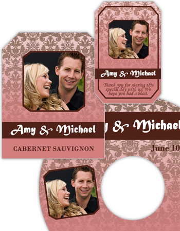 Nouveau Wedding Labels