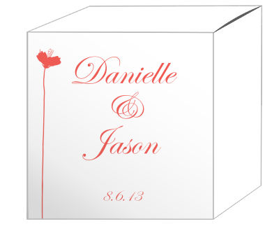 Orchid Favor Boxes