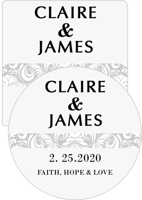 Paisley Wedding Coasters