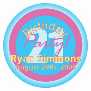 Party Birthday Coasters