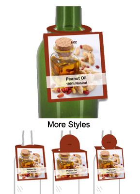 Peanut Oil Bottle Tags