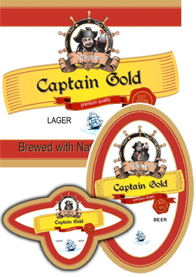 Pirate Beer Labels