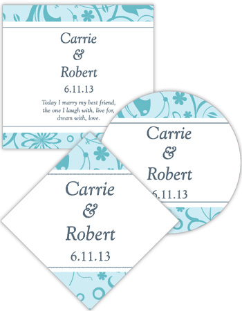 Provencale Wedding Labels