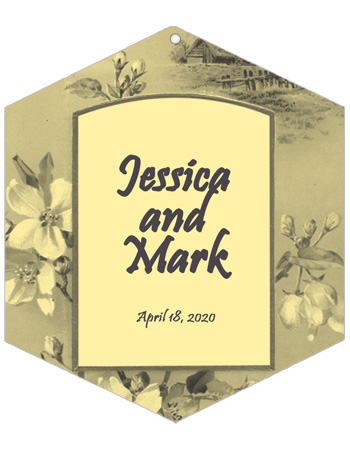 Realism Wedding Favor Tags