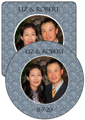 Romanesque Wedding Coasters