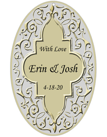 Romanticism Wedding Favor Tags