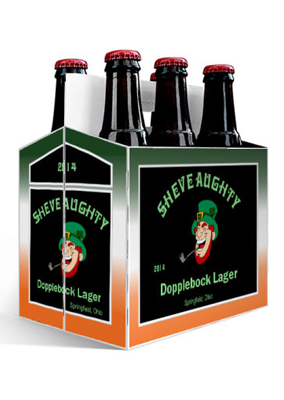 Sheve Aughty Bock Saint Patriks Day Six Pack Carriers