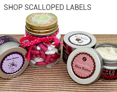 Scalloped Labels