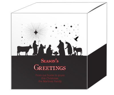 Scene Nativity Christmas Gift Boxes