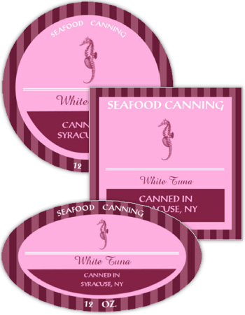 Seafood Canning Labels