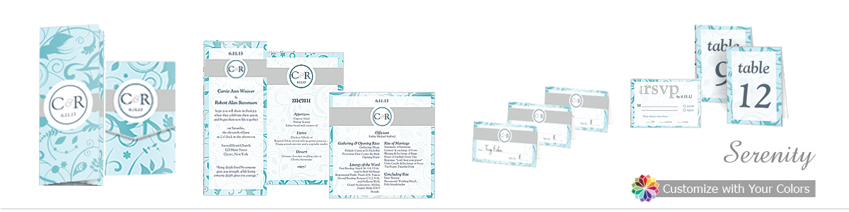 Serenity Wedding Invitations