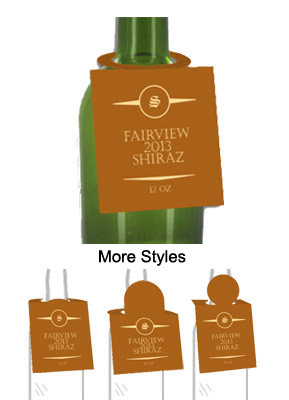 Shiraz Wine Bottle Tags