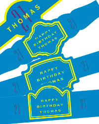 Simple Age Birthday Cigar Band Label