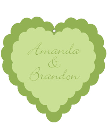 Simplistic Wedding Favor Tags