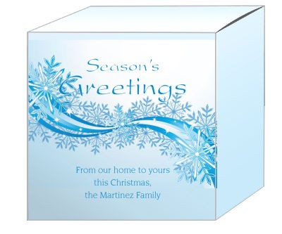 Snowflake Ribbon Christmas Gift Boxes
