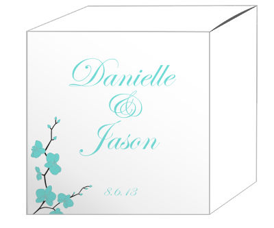 Summer Orchid Favor Boxes