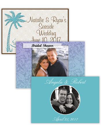 Wedding Horizontal Rectangle Labels