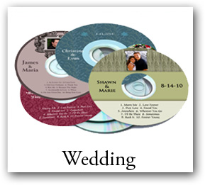 Wedding CD DVD Labels