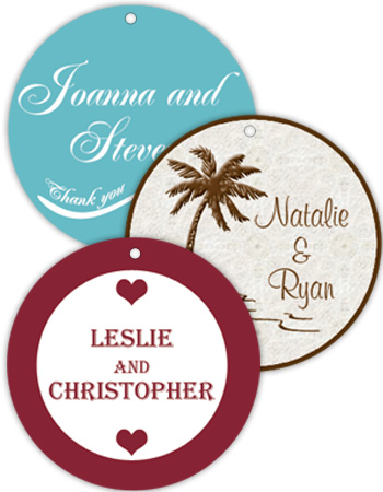 Wedding Circle Hang Tag