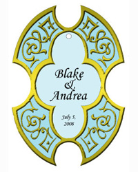 Medici Wedding Favor Tags