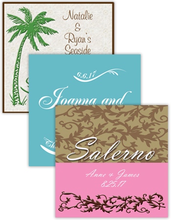 Wedding Square Labels