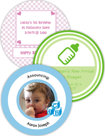 Baby Circle Labels