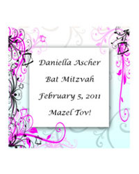 Bar-Bat Mitzvah Embellish Labels