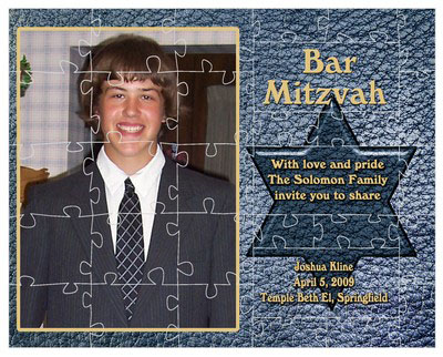 Bar and Bat Mitzvah Theme Puzzles